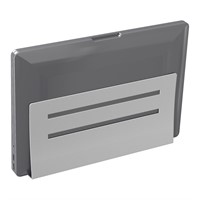 Uniform Laptop Holder 01 - Pocket, rail mounted, silver